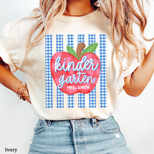 Picnic Apple First Grade Custom Shirt