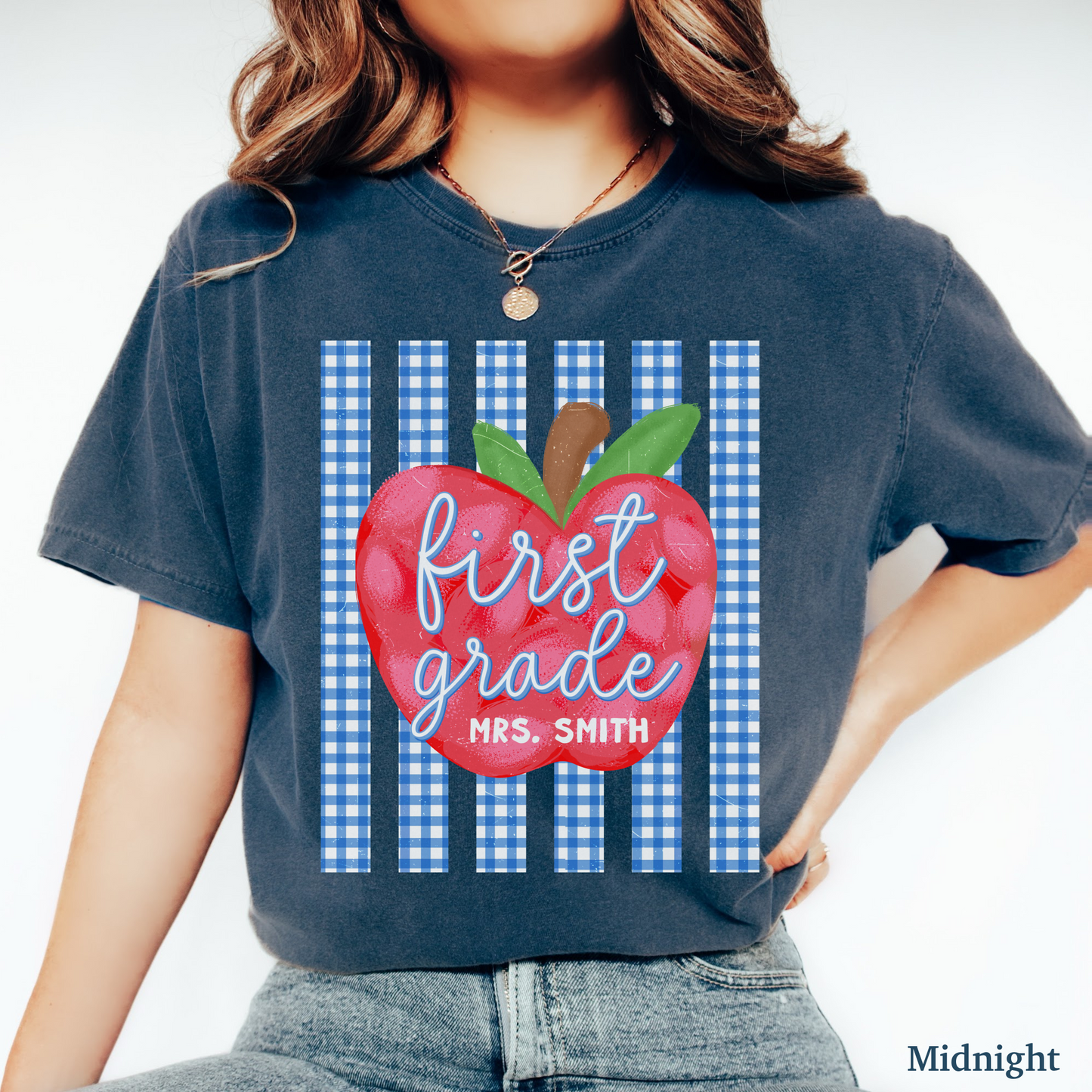 Picnic Apple First Grade Custom Shirt