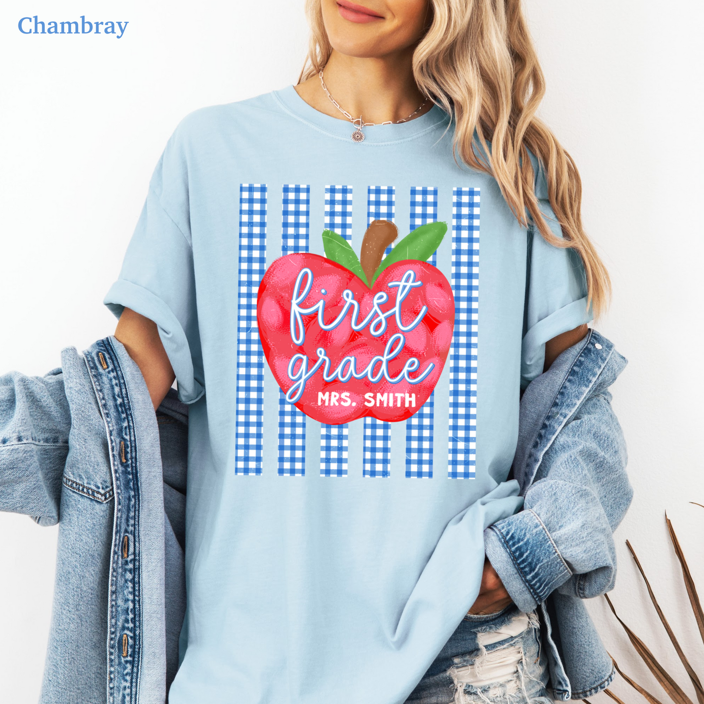 Picnic Apple First Grade Custom Shirt