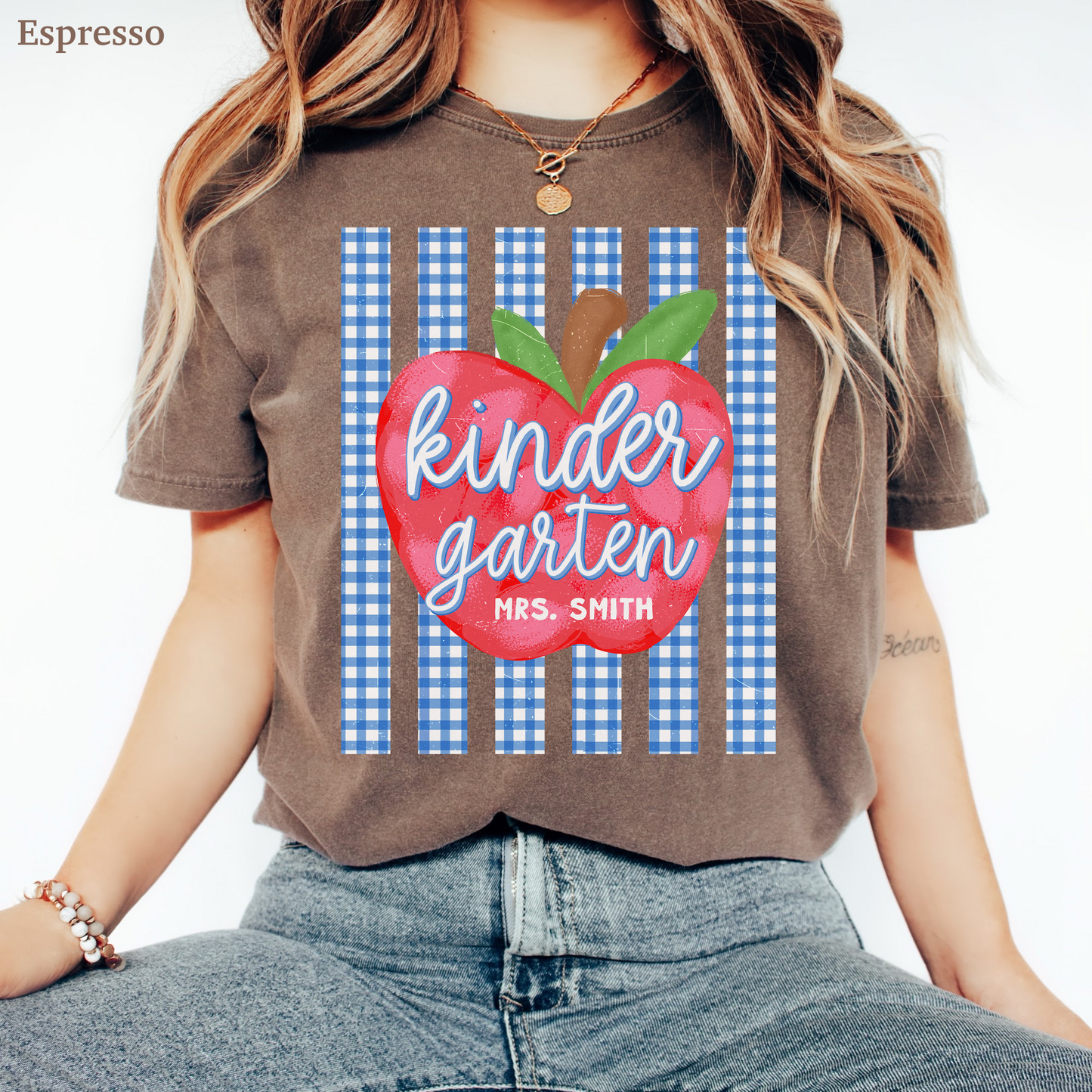 Picnic Apple Kindergarten Custom Shirt
