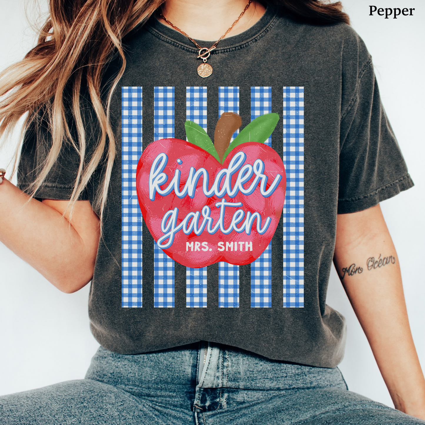 Picnic Apple Kindergarten Custom Shirt