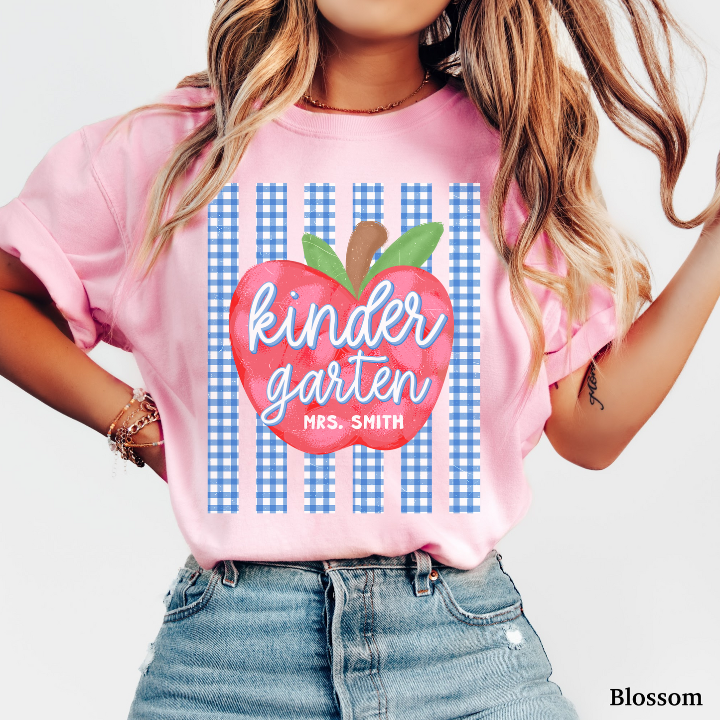 Picnic Apple Kindergarten Custom Shirt