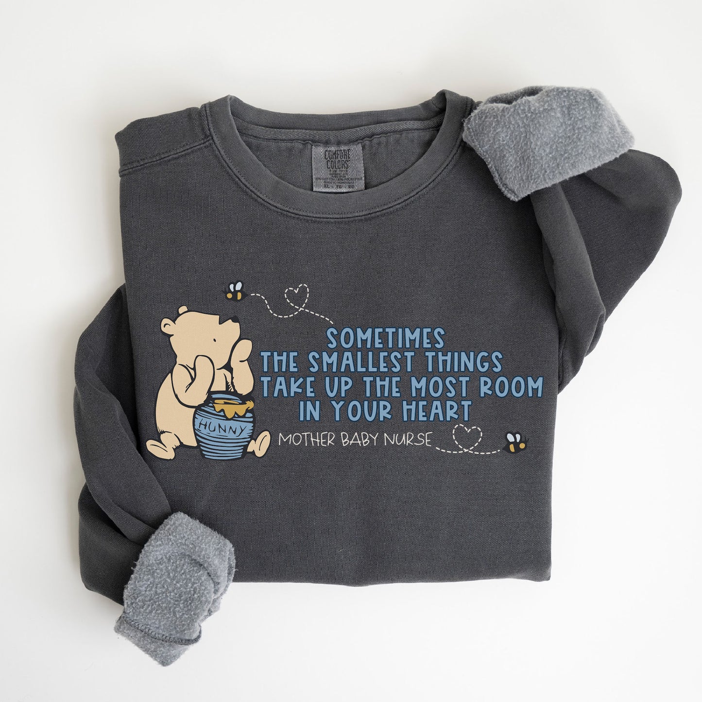 Comfort Colors® Pooh Mother Baby Nurse Sweatshirt