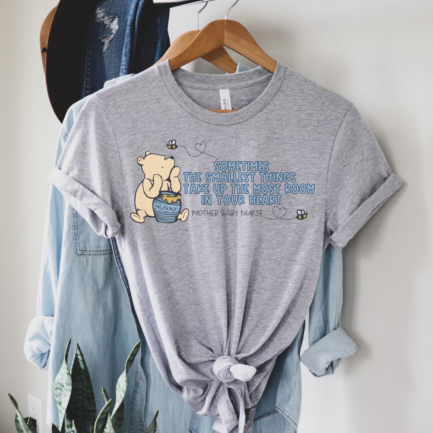 Pooh Mother Baby Nurse Shirt