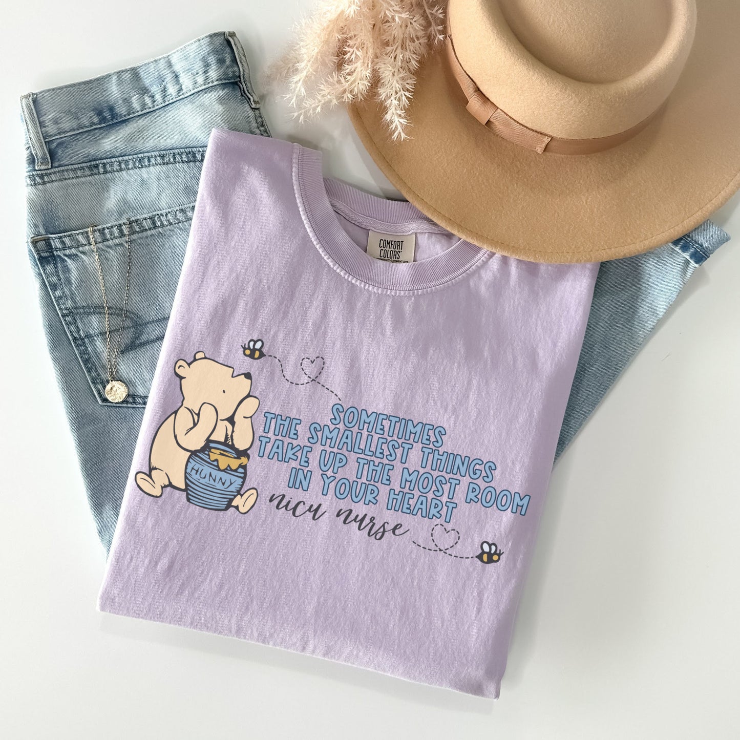 Comfort Colors® Pooh NICU Nurse Shirt