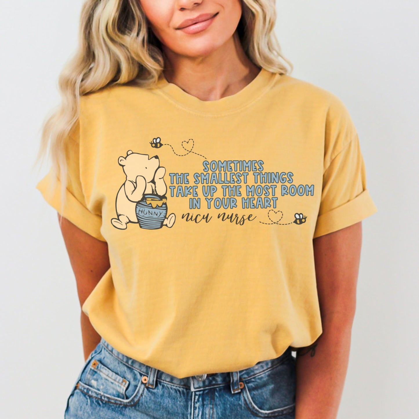 Comfort Colors® Pooh NICU Nurse Shirt