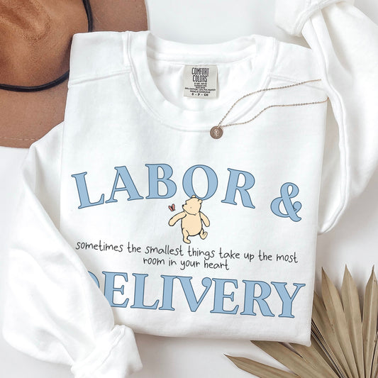 CC Pooh Bear Labor and Delivery Sweatshirt