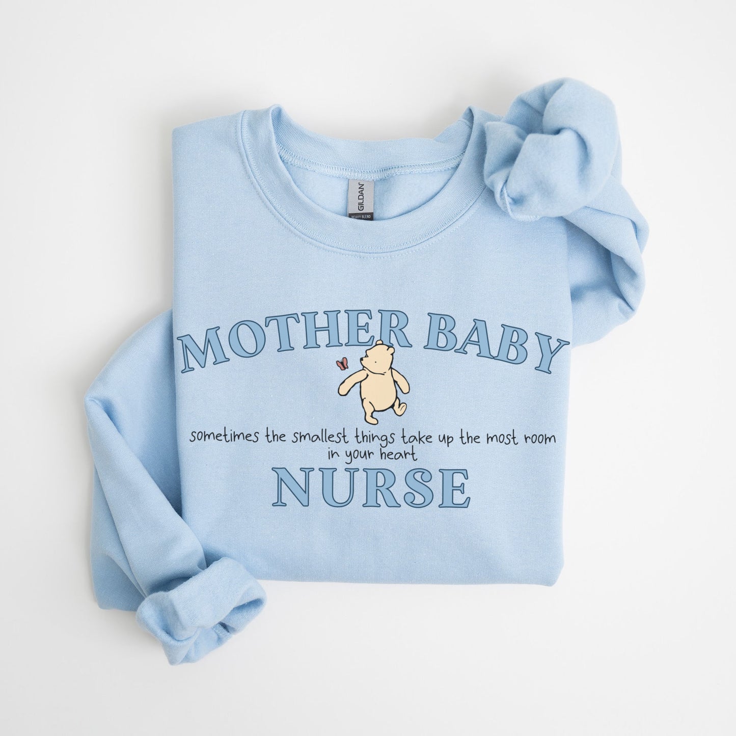 Pooh Bear Mother Baby Nurse Sweatshirt