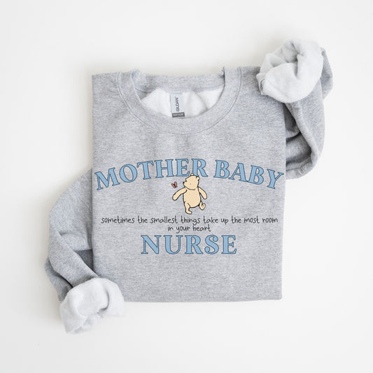 Pooh Bear Mother Baby Nurse Sweatshirt