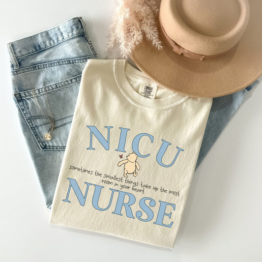 Comfort Colors® Pooh Bear NICU Nurse Shirt