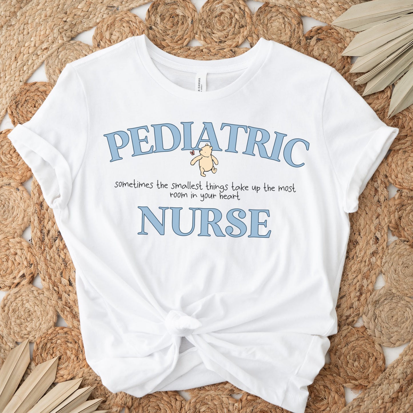 Pooh Bear Pediatric Nurse Shirt