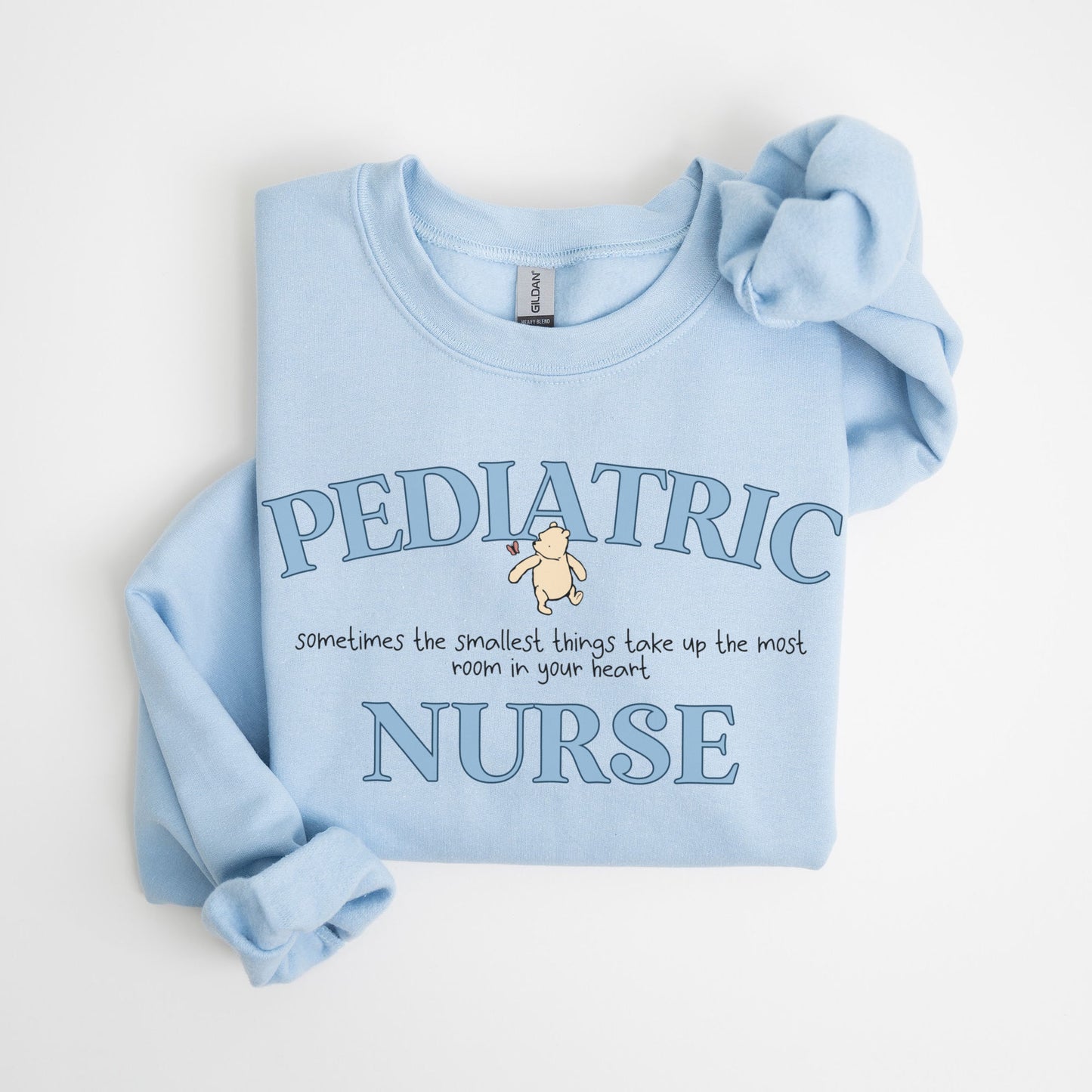 Pooh Bear Pediatric Nurse Sweatshirt