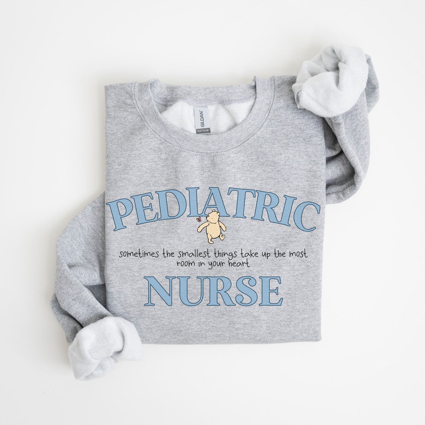 Pooh Bear Pediatric Nurse Sweatshirt