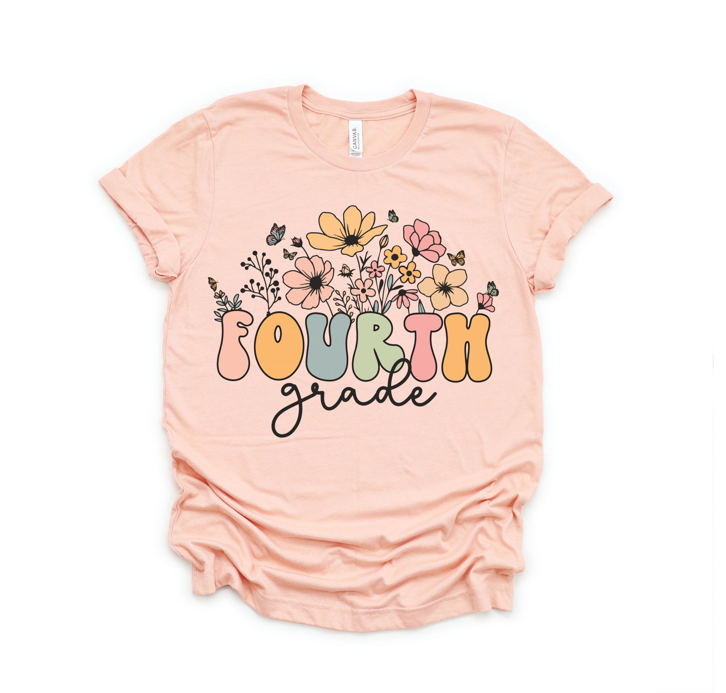 Wildflowers Fourth Grade Shirt