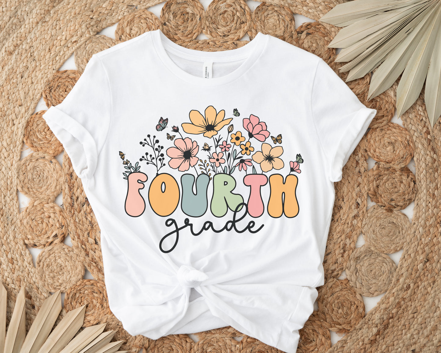 Wildflowers Fourth Grade Shirt