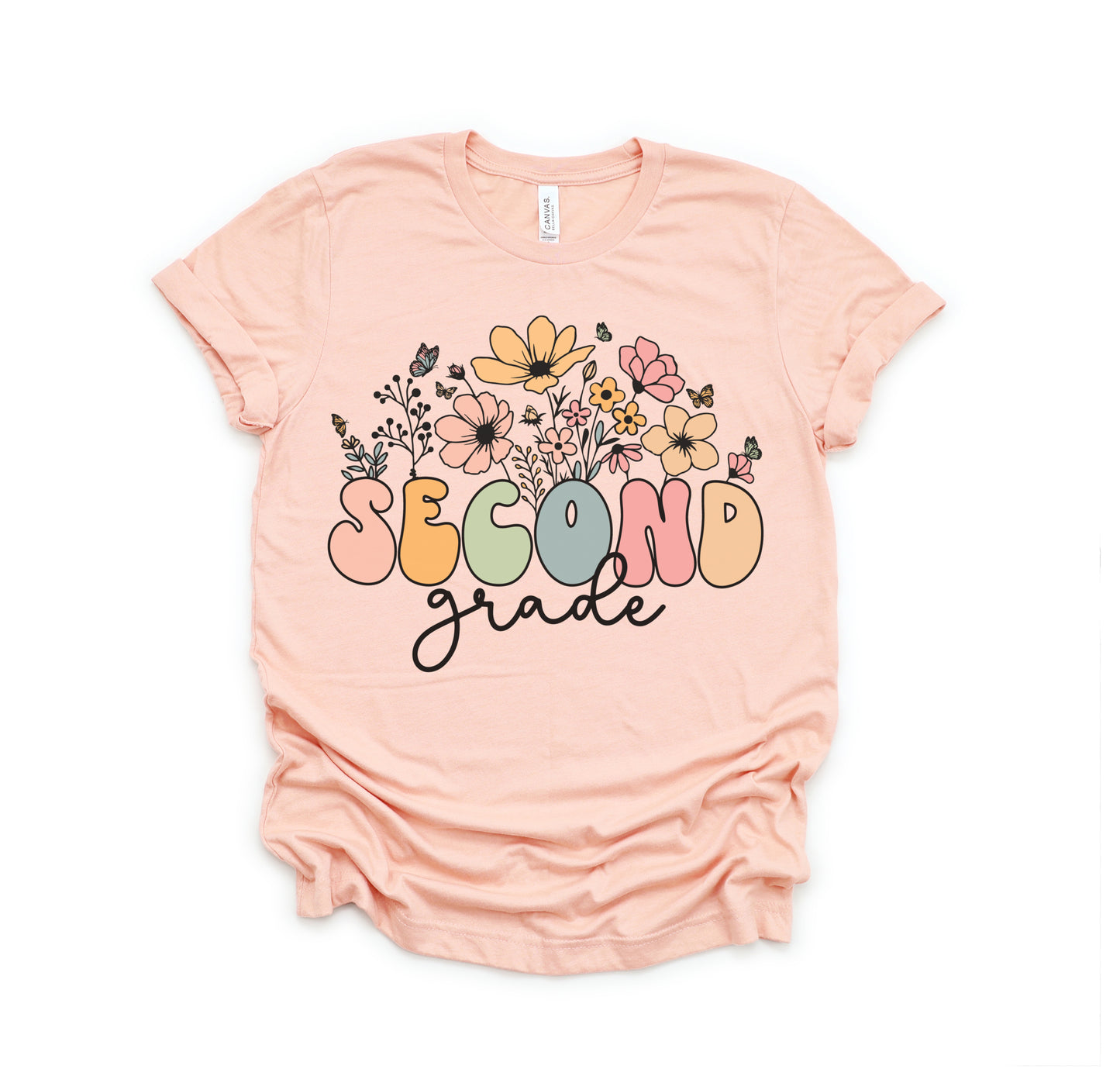 Wildflowers Second Grade Shirt