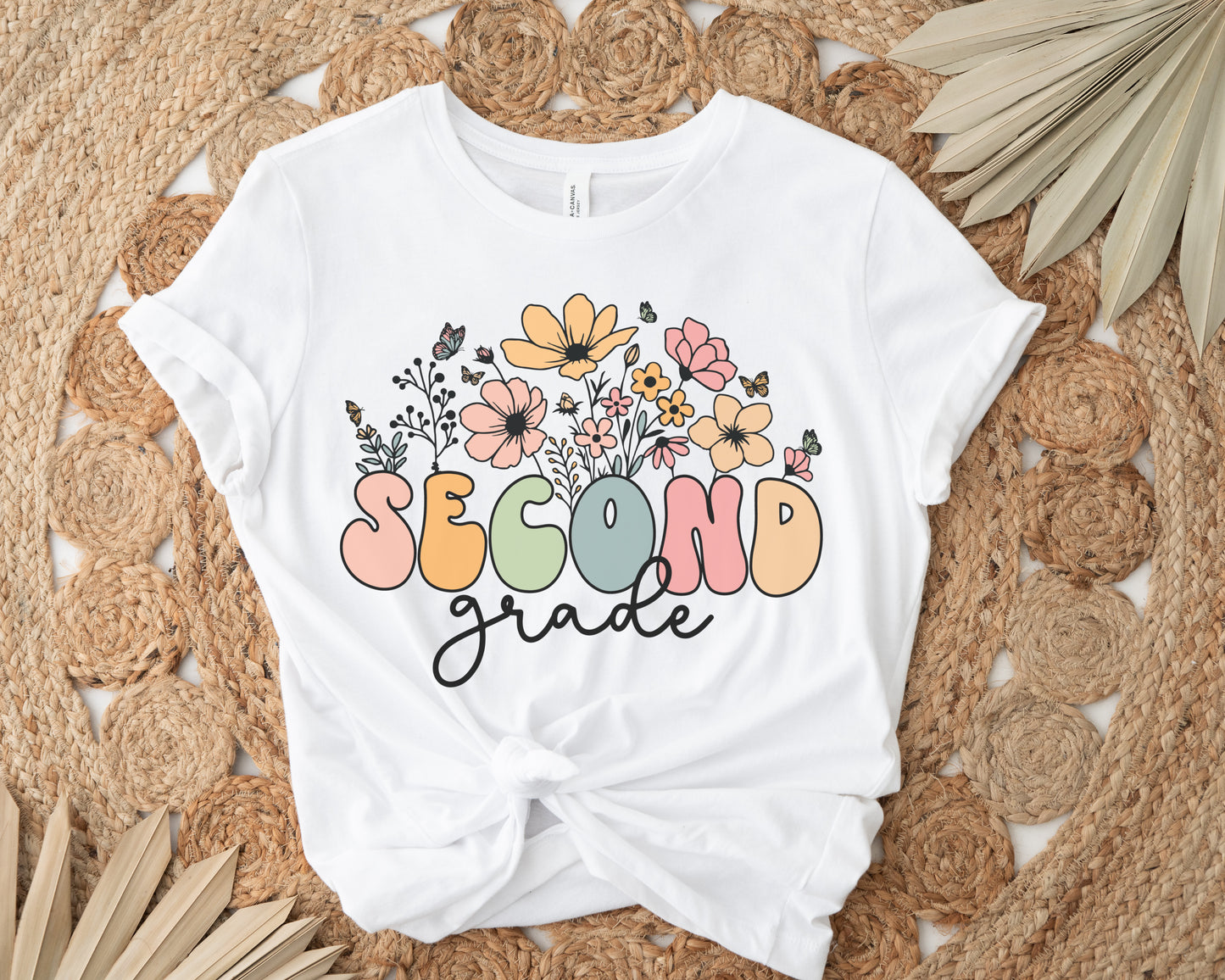 Wildflowers Second Grade Shirt