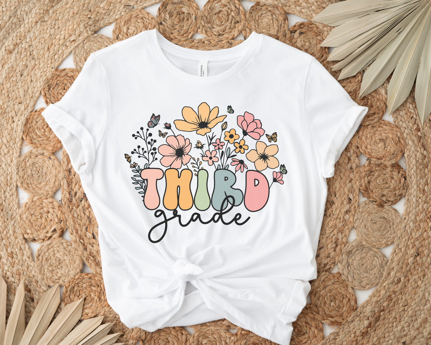 Wildflowers Third Grade Shirt