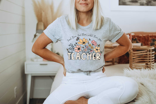 Teacher Wildflowers Shirt