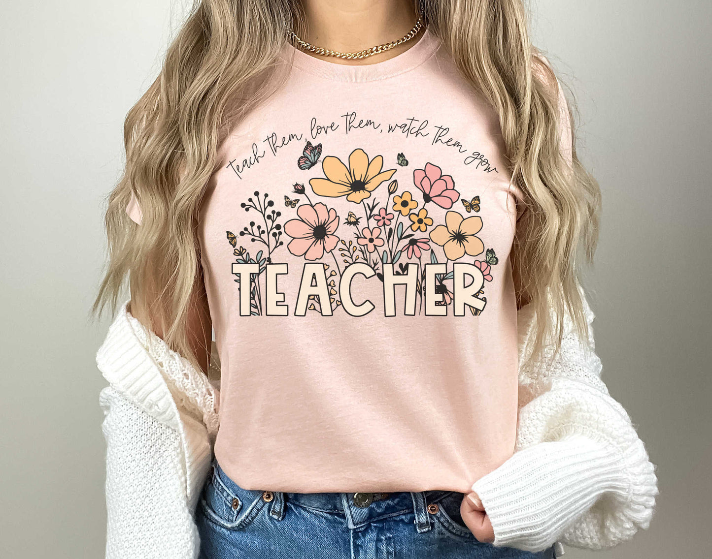 Teacher Wildflowers Shirt