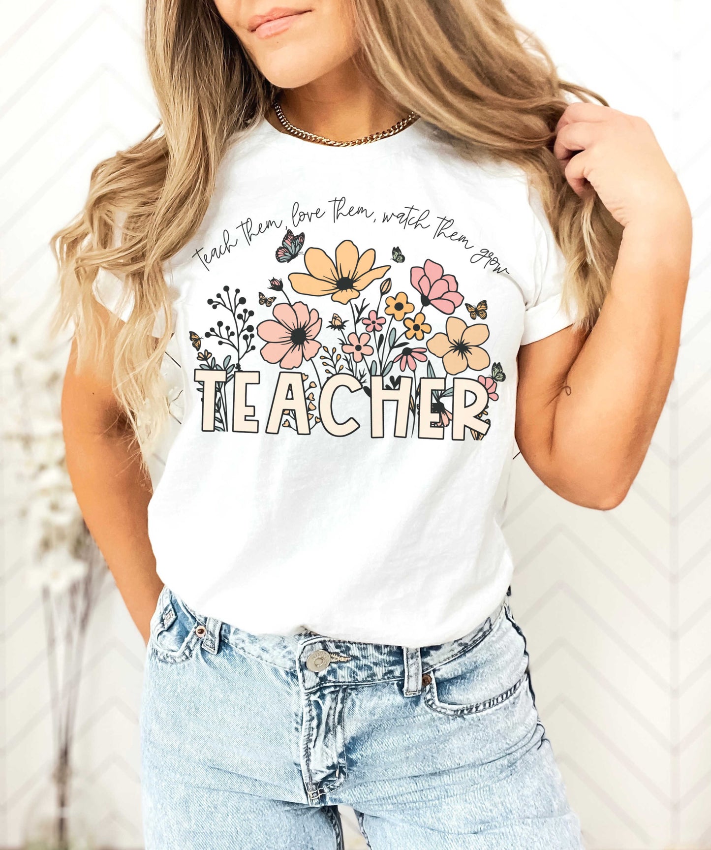 Teacher Wildflowers Shirt