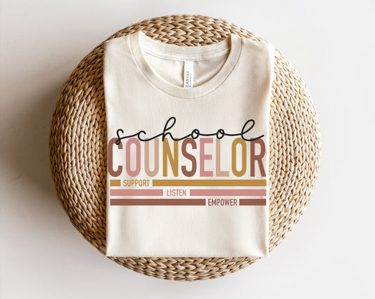 School Counselor Lines Shirt