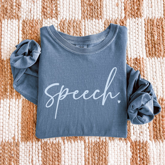 Speech Script Long Sleeve T-Shirt
