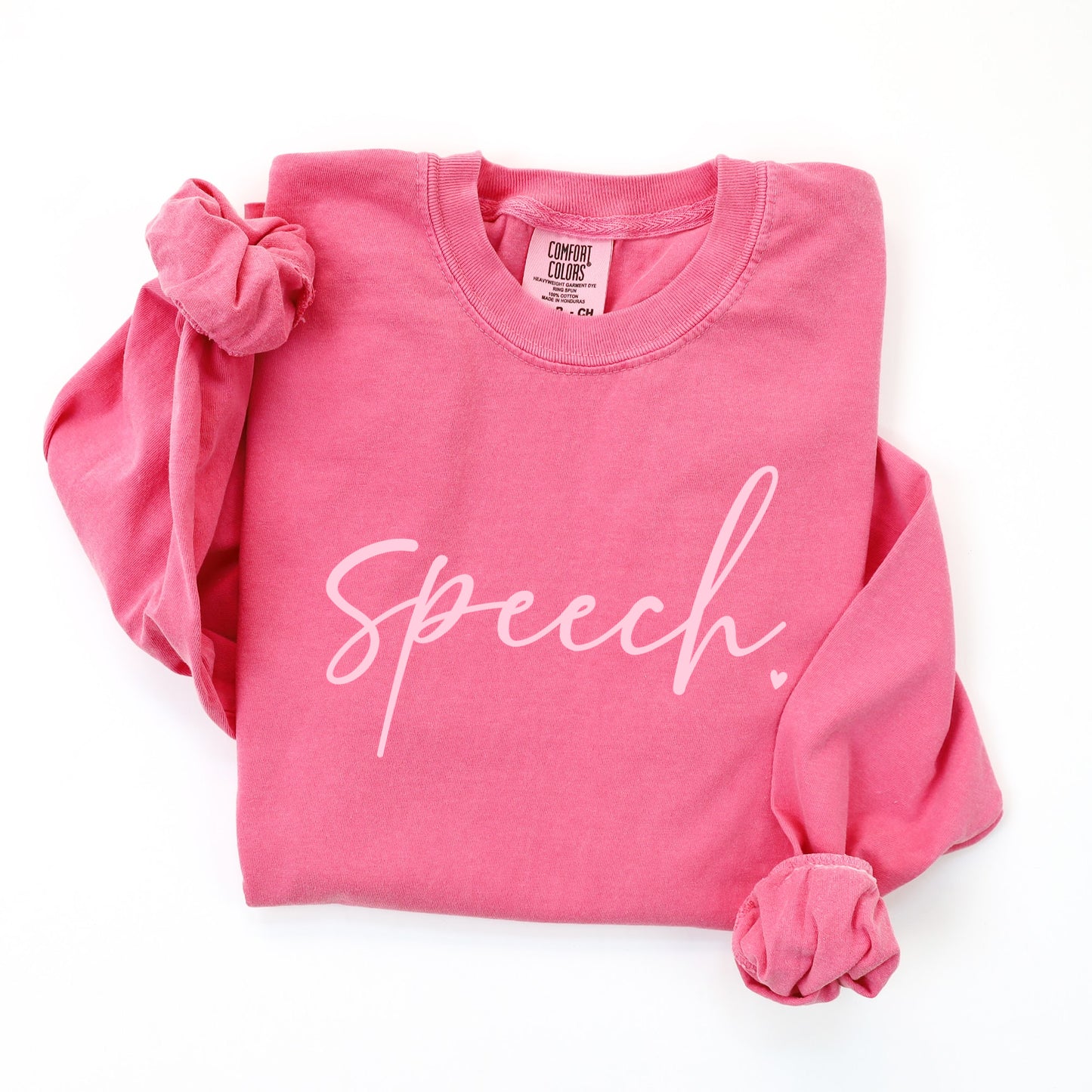 Speech Script Long Sleeve T-Shirt