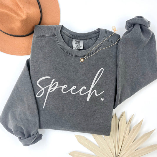 Speech Script Sweatshirt