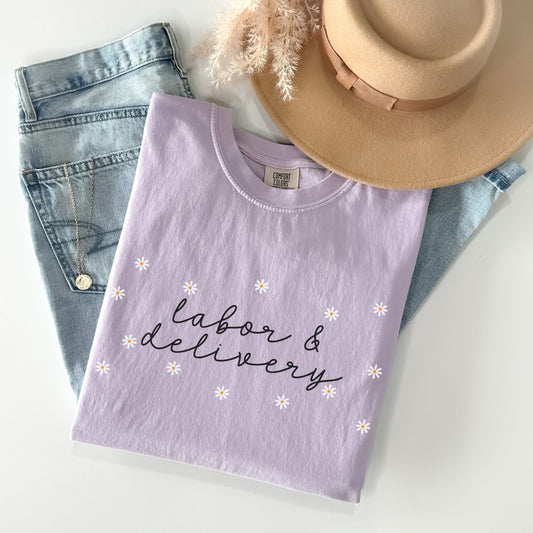 CC Daisies Labor and Delivery Shirt