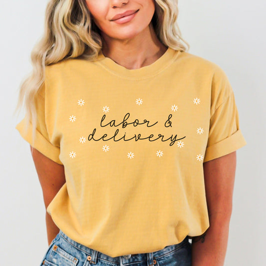 CC Daisies Labor and Delivery Shirt