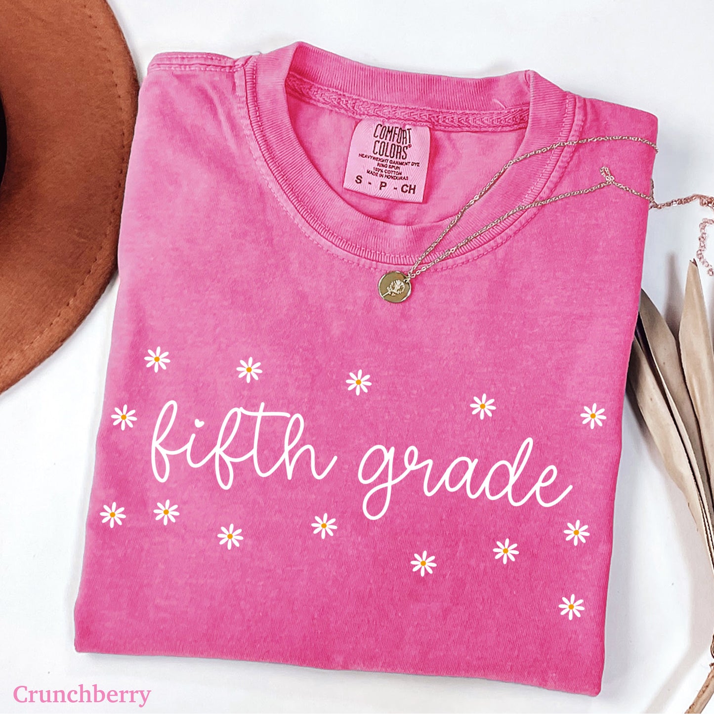 Daisies Fifth Grade Teacher Shirt