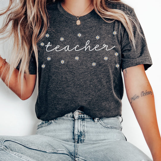 Daisies Teacher Shirt