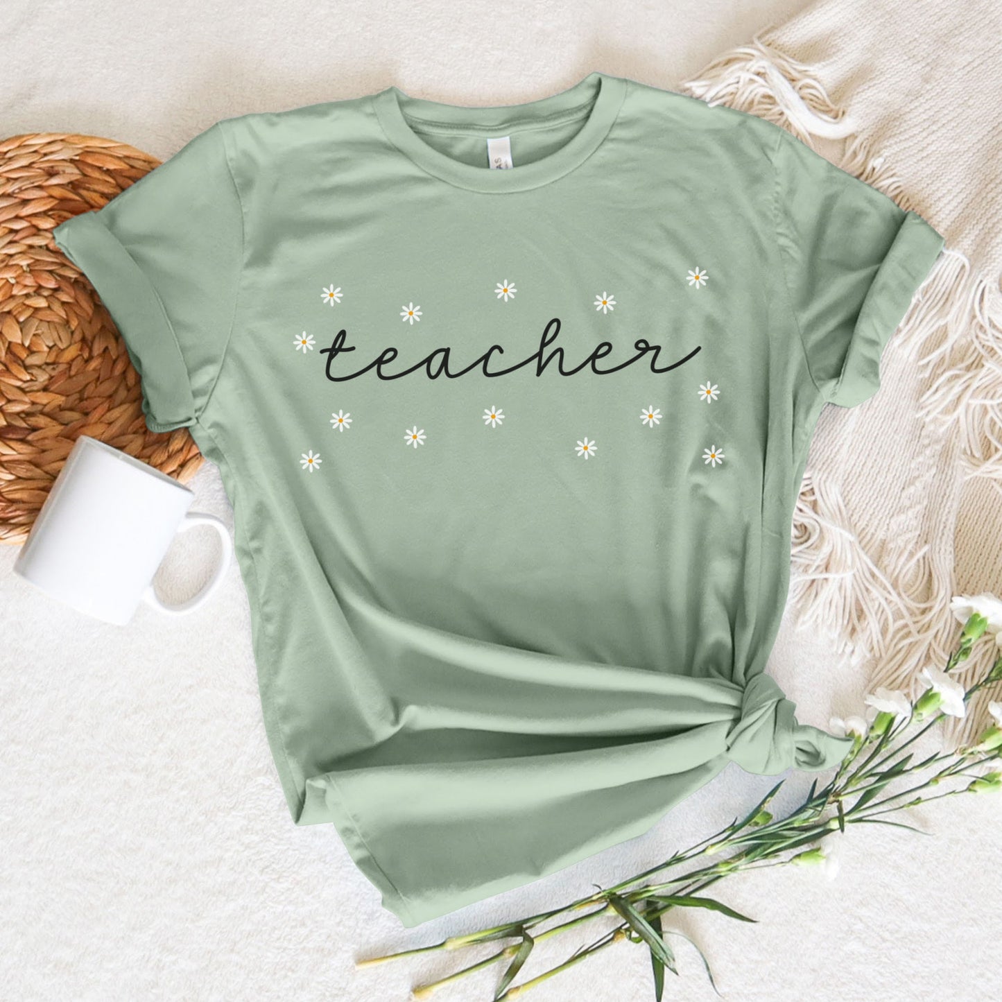 Daisies Teacher Shirt