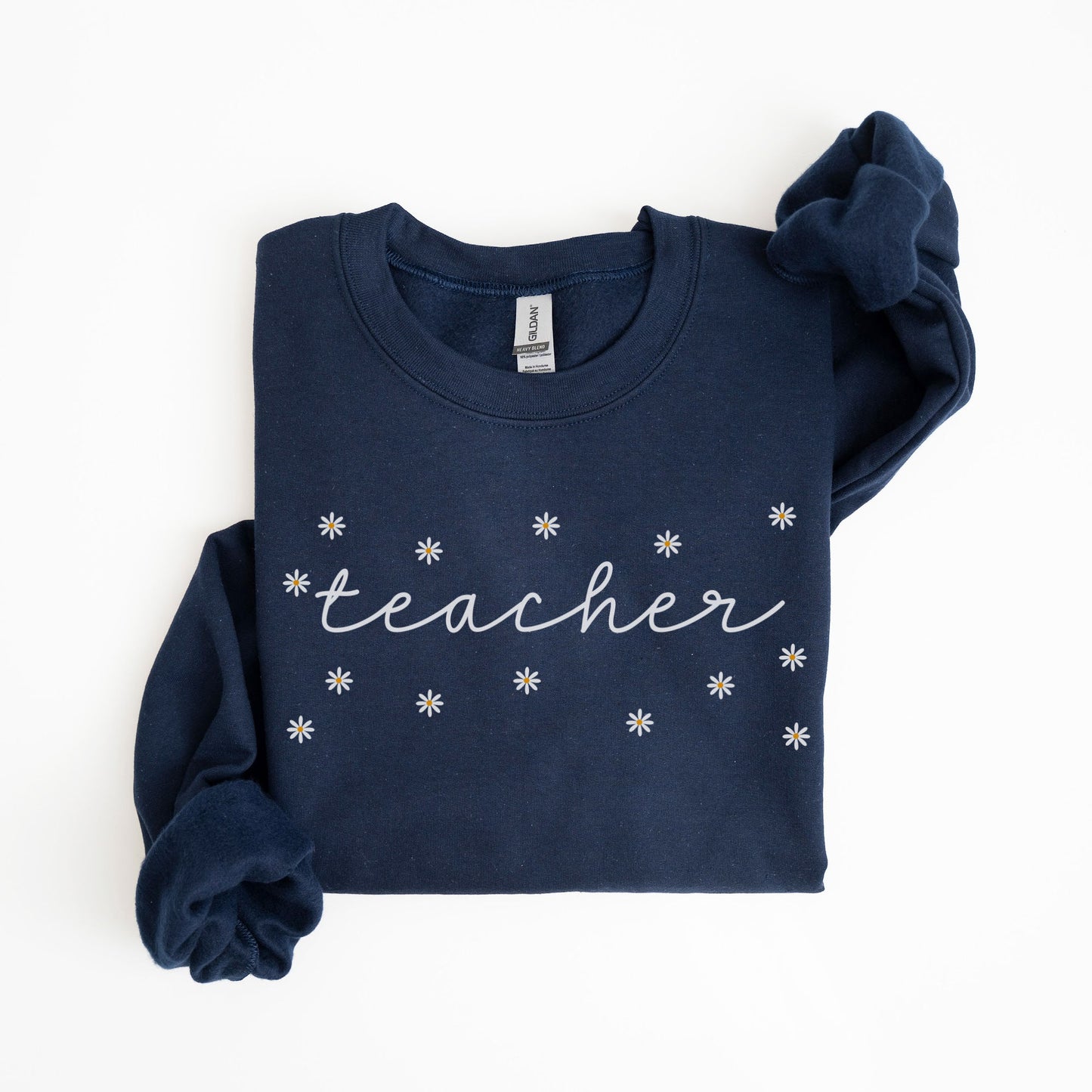 Daisies Teacher Sweatshirt