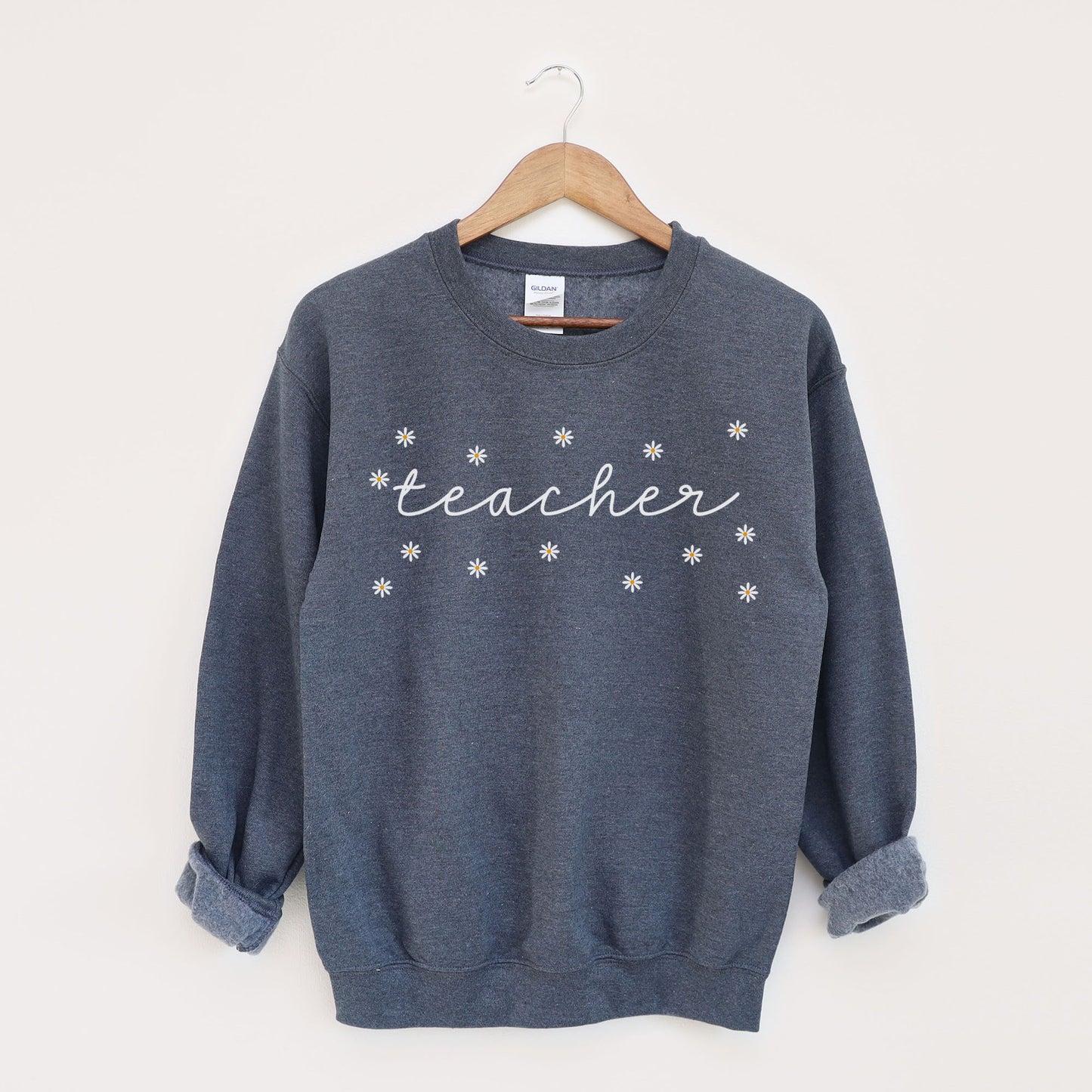 Daisies Teacher Sweatshirt