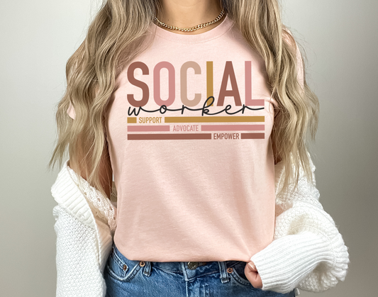 Social Worker Lines Shirt