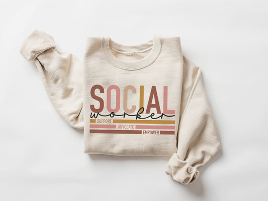 Social Worker Lines Sweatshirt