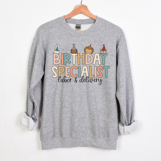 Birthday Specialist Party Animals Sweatshirt