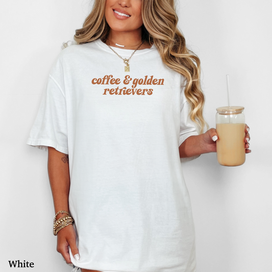 Coffee & Golden Retrievers Shirt