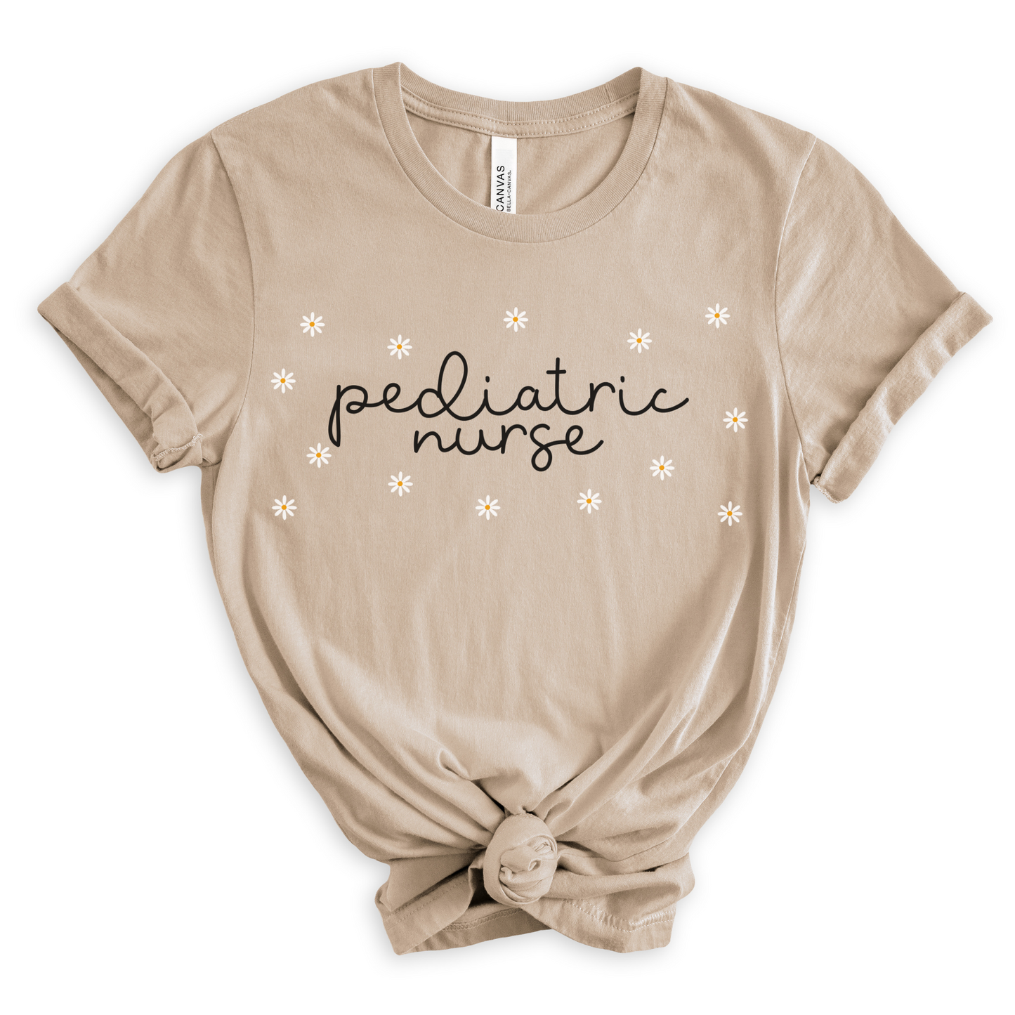 Daisies Pediatric Nurse Shirt