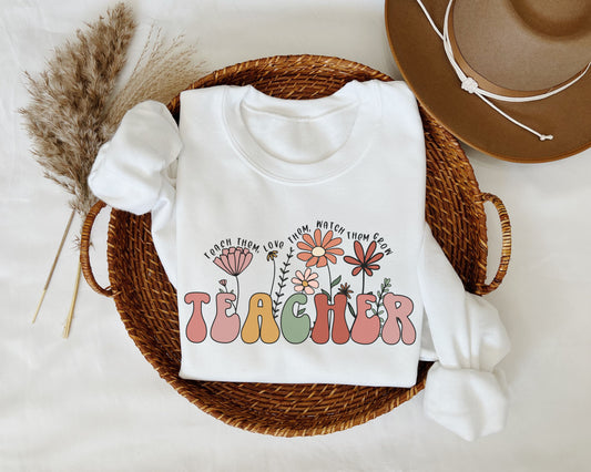 Teach Them, Love, Them, Watch Them Grow Crewneck