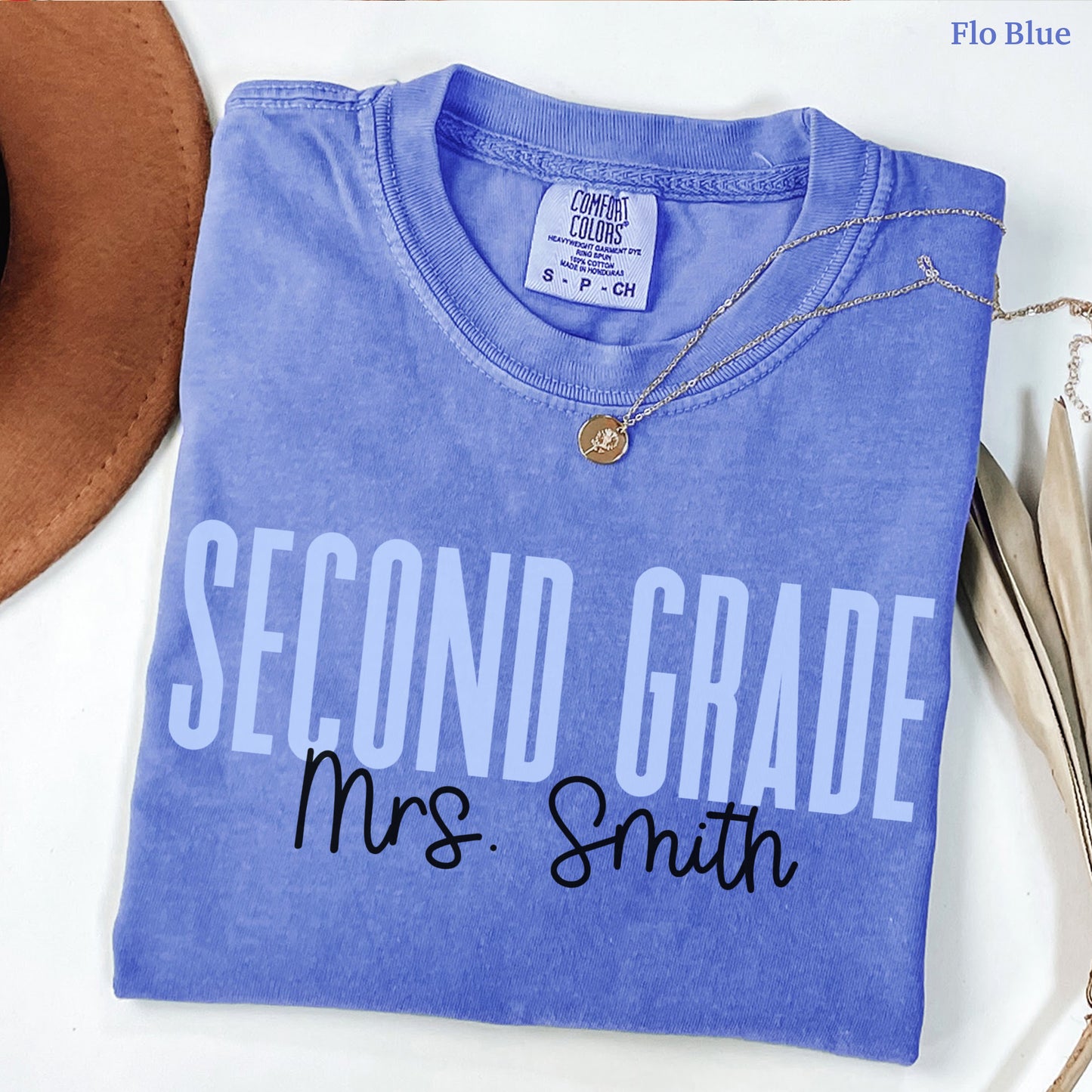 Teach in Color Second Grade Custom Shirt