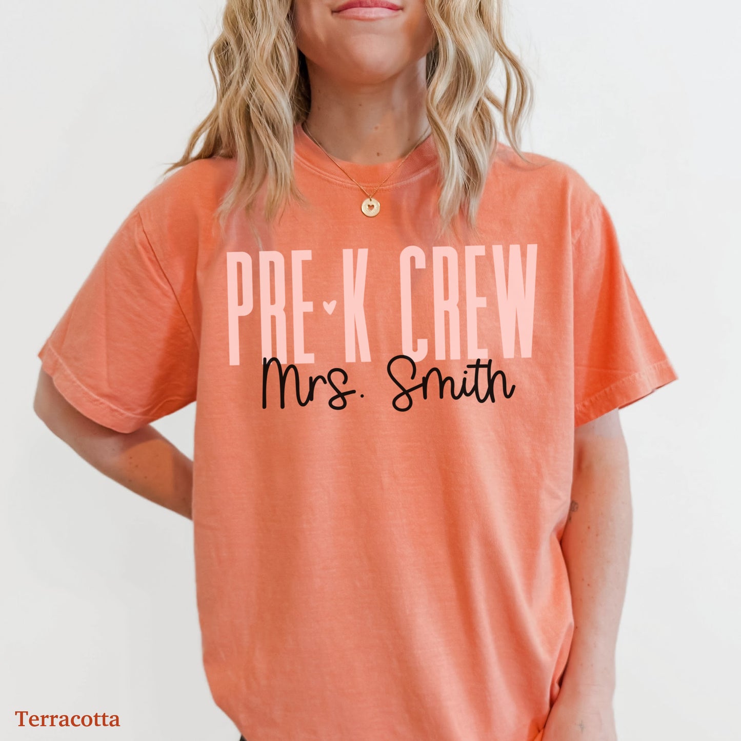Teach in Color Pre-K Crew Custom Shirt