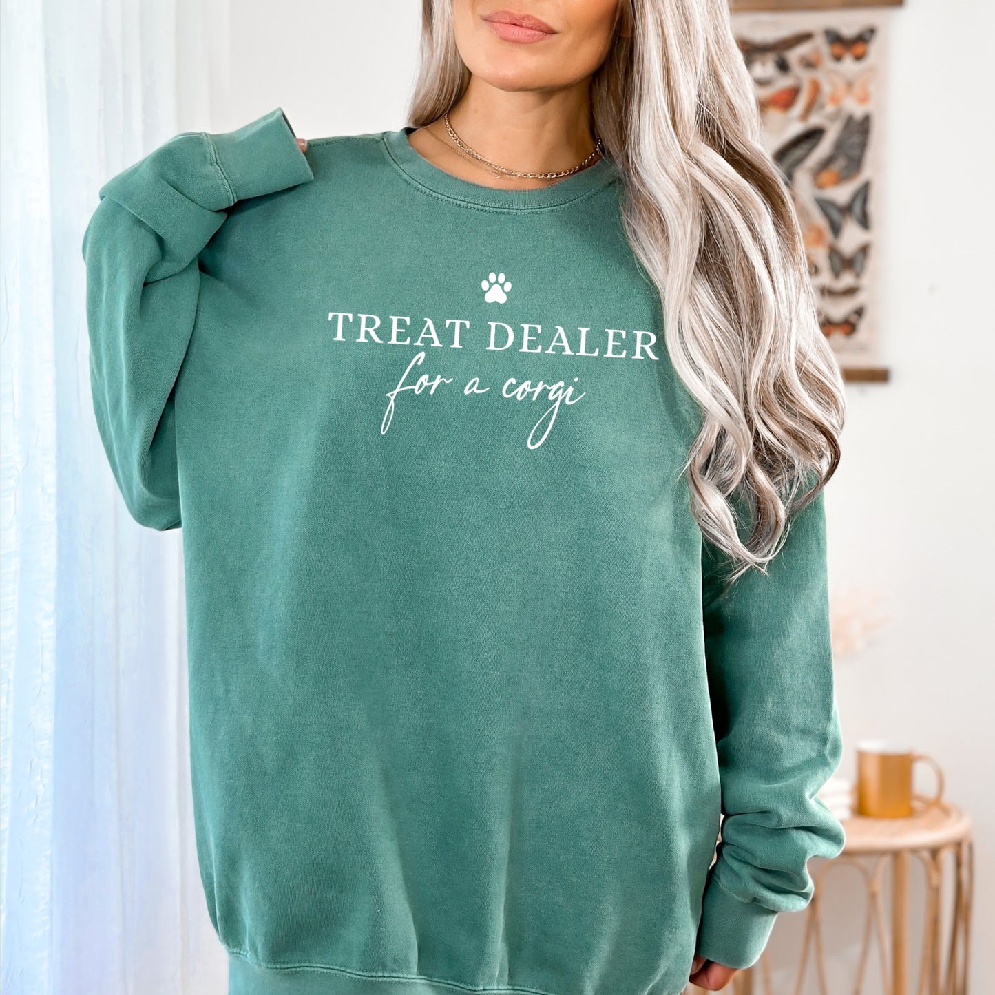 Treat Dealer for Corgi Sweatshirt