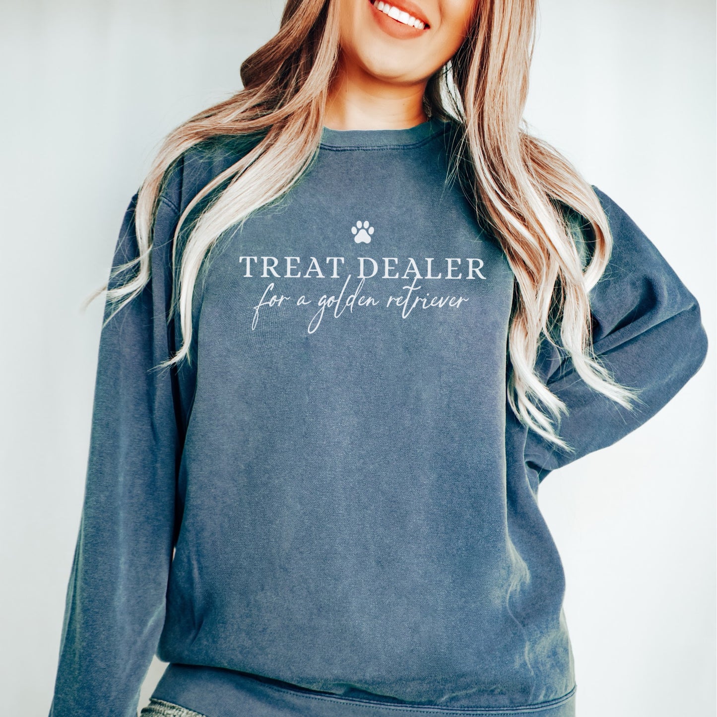 Treat Dealer for a Golden Retriever Sweatshirt