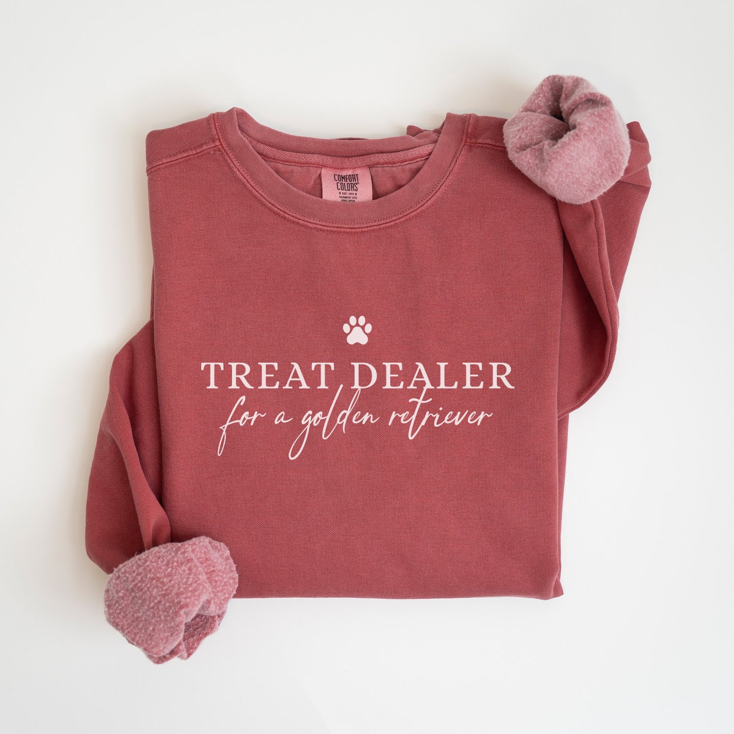 Treat Dealer for a Golden Retriever Sweatshirt