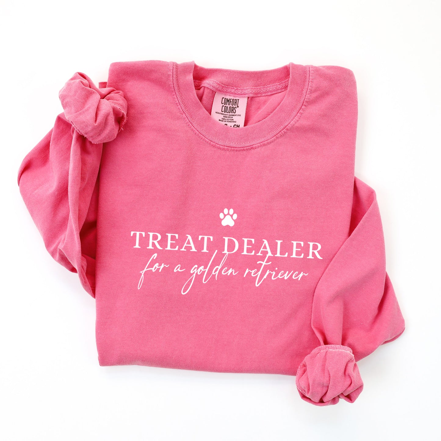 Treat Dealer for a Golden Retriever Long Sleeve Shirt