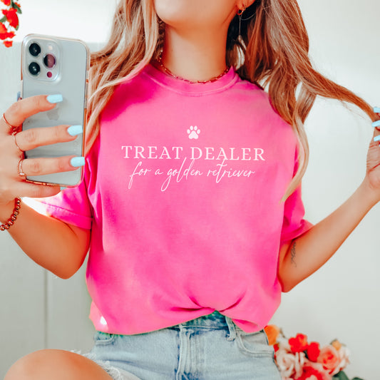 Treat Dealer for a Golden Retriever Shirt