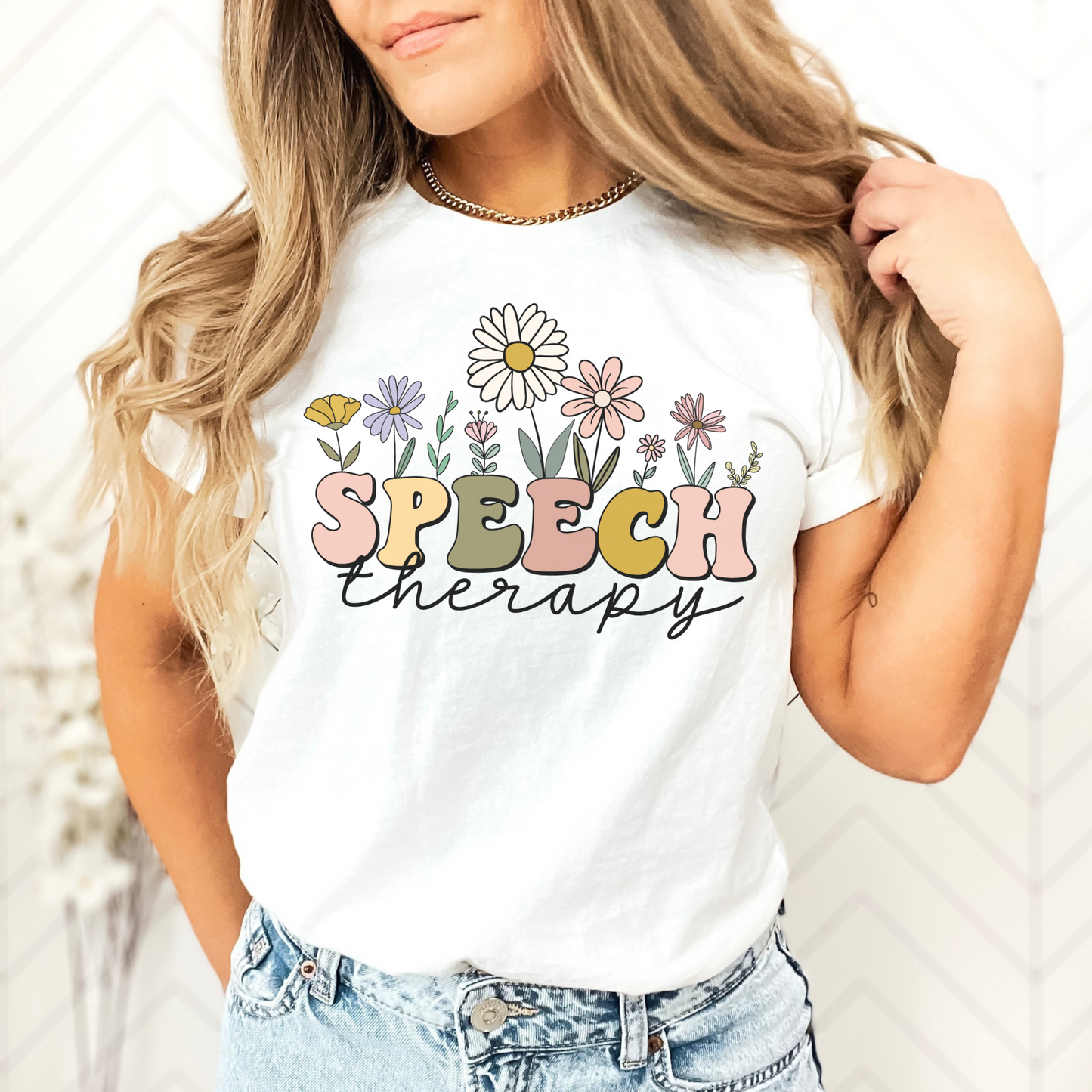 Wildflowers Speech Therapy Shirt